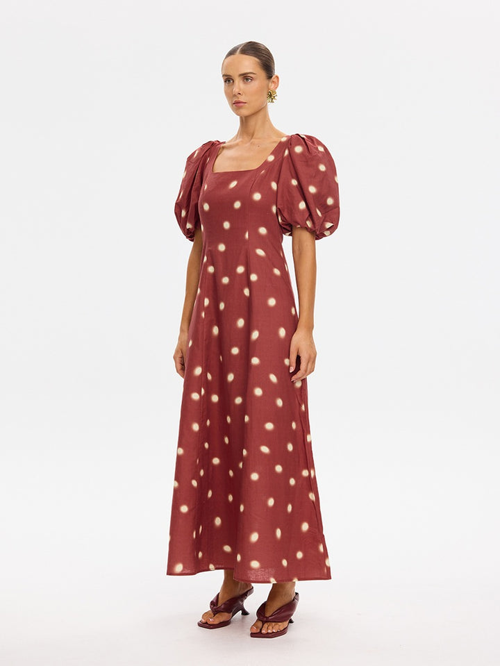 Saro Maxi Dress  | Brick