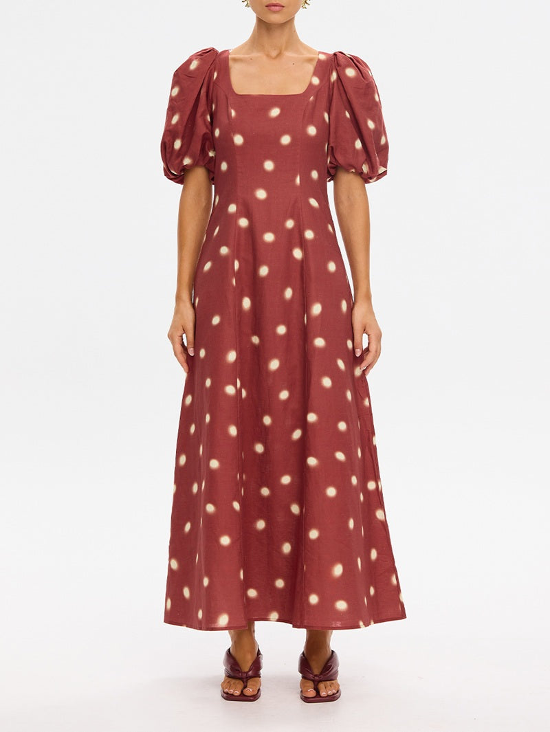 Saro Maxi Dress  | Brick