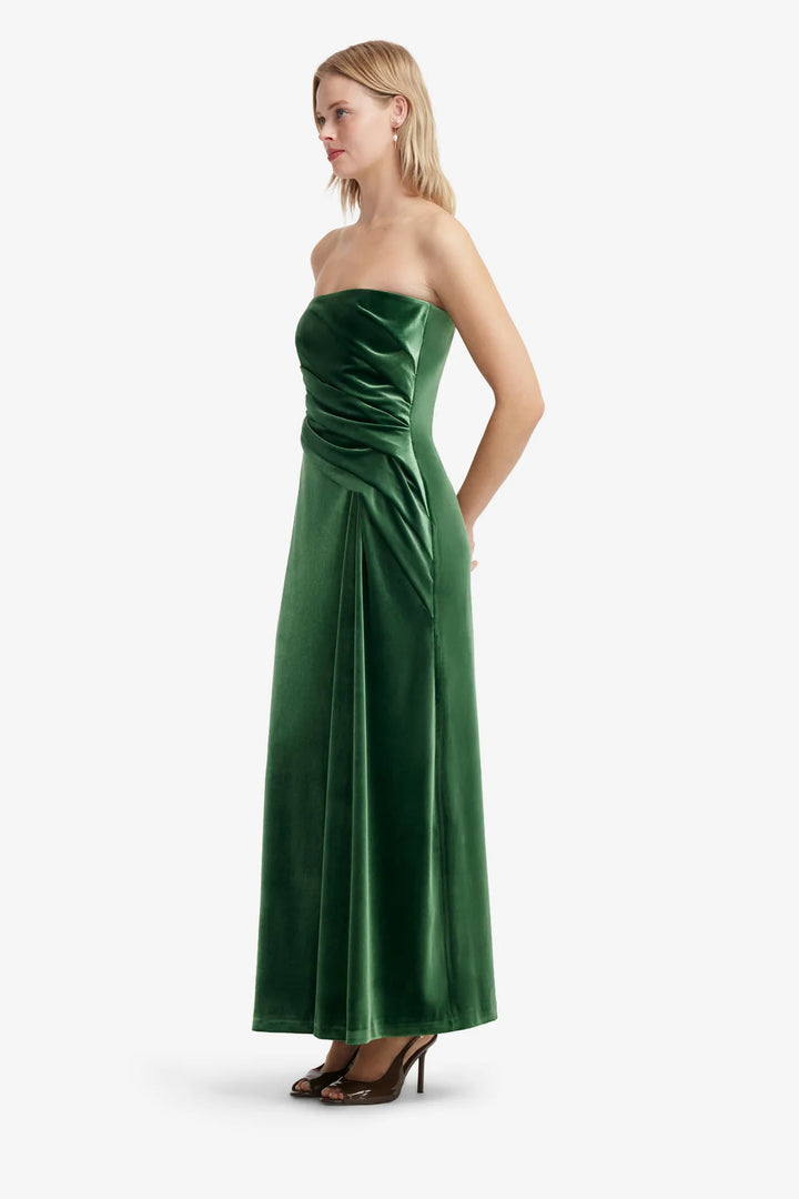 Florence Velvet Maxi Dress | Forest