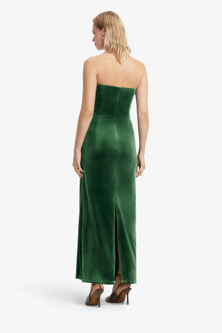 Florence Velvet Maxi Dress | Forest
