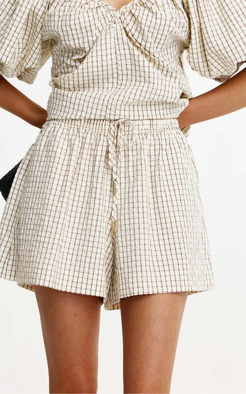 Laney Short | Rhinestone Gingham