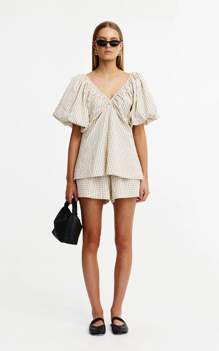 Laney Short | Rhinestone Gingham