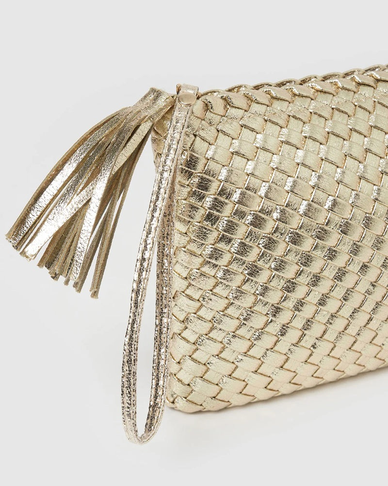 Lavina Clutch Bag | Gold