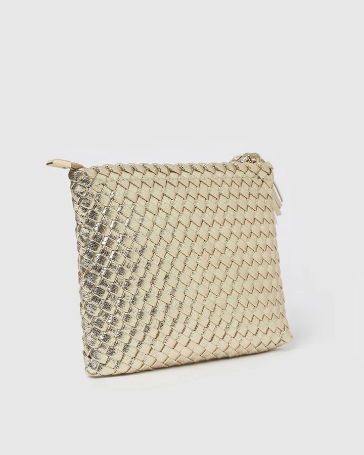 Lavina Clutch Bag | Gold