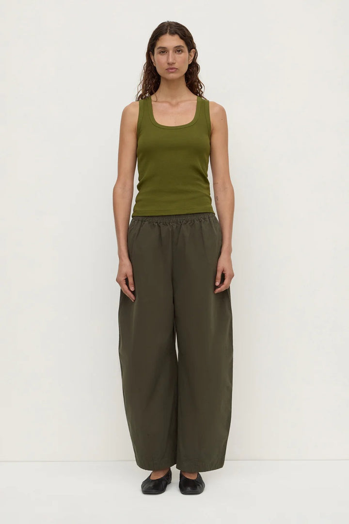 Lola Barrel Pant | Dark Military