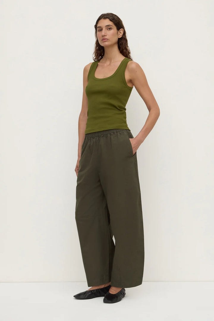 Lola Barrel Pant | Dark Military
