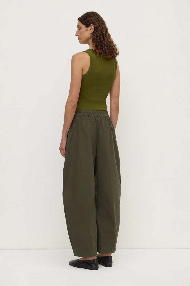Lola Barrel Pant | Dark Military