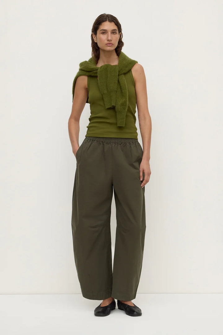 Lola Barrel Pant | Dark Military