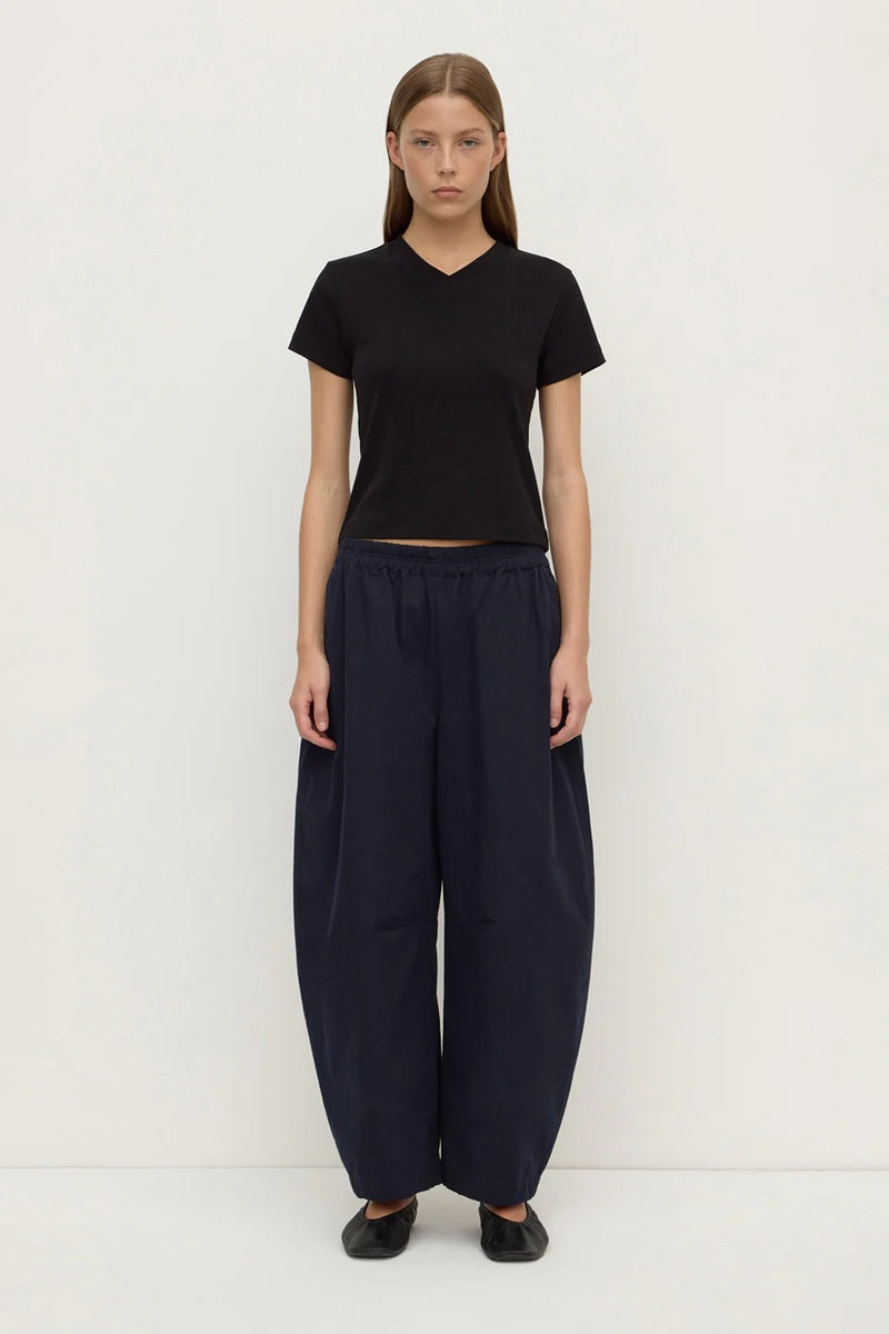 Lola Barrel Pant | Navy