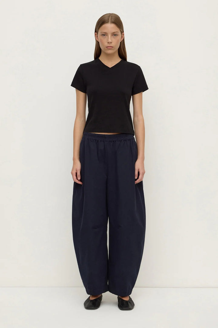 Lola Barrel Pant | Navy