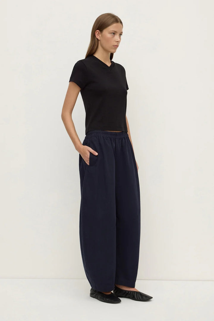 Lola Barrel Pant | Navy
