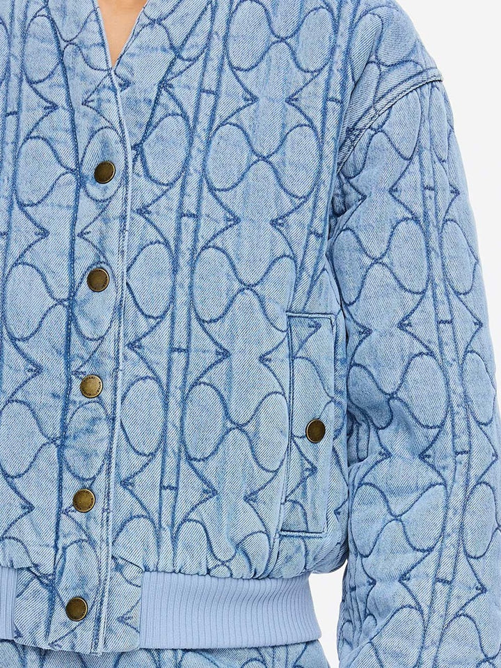 Joey Denim Jacket | Pale Stone