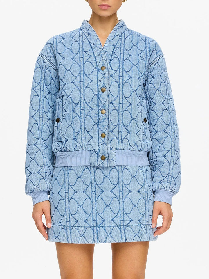 Joey Denim Jacket | Pale Stone