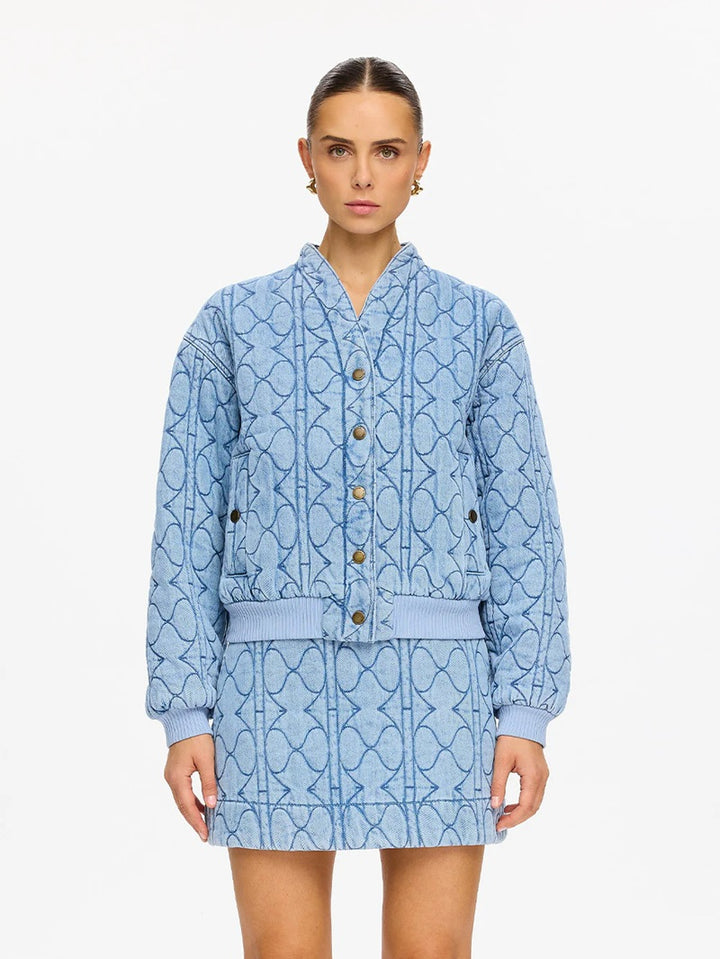 Joey Denim Jacket | Pale Stone