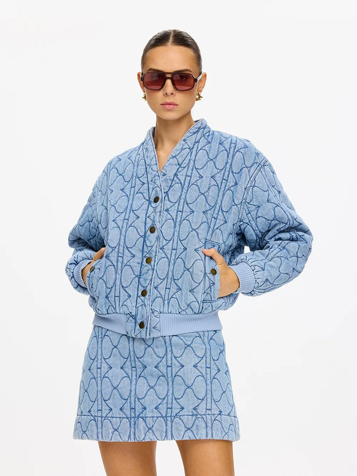 Joey Denim Jacket | Pale Stone