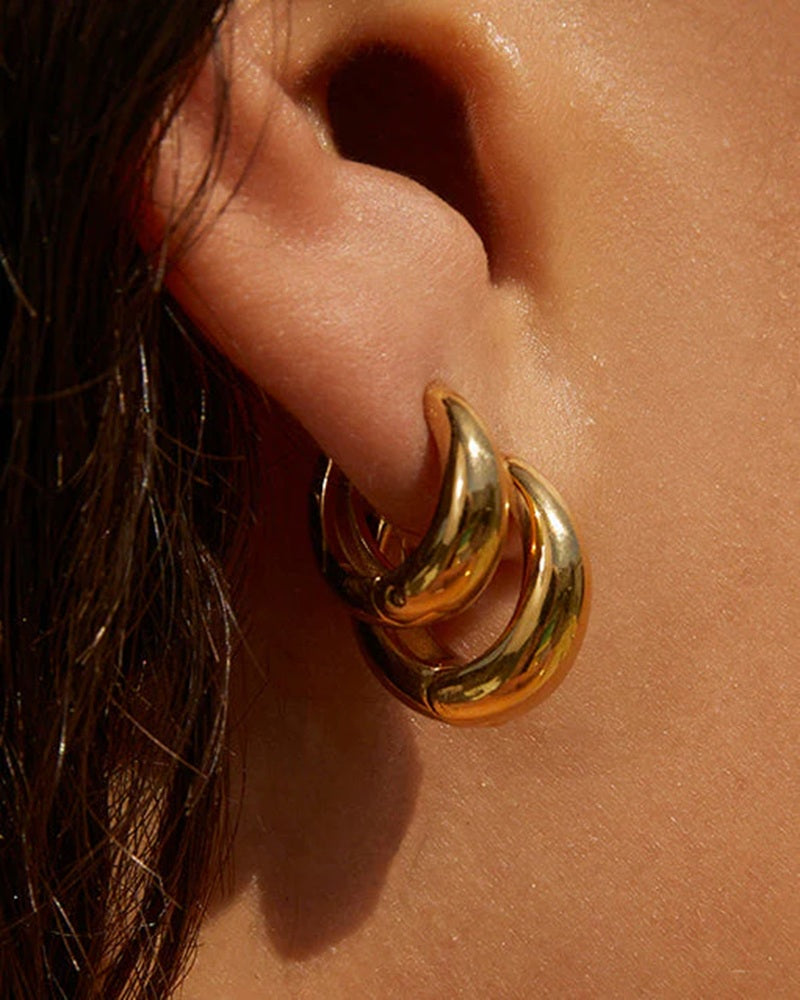 Max Gold Earrings Maxi