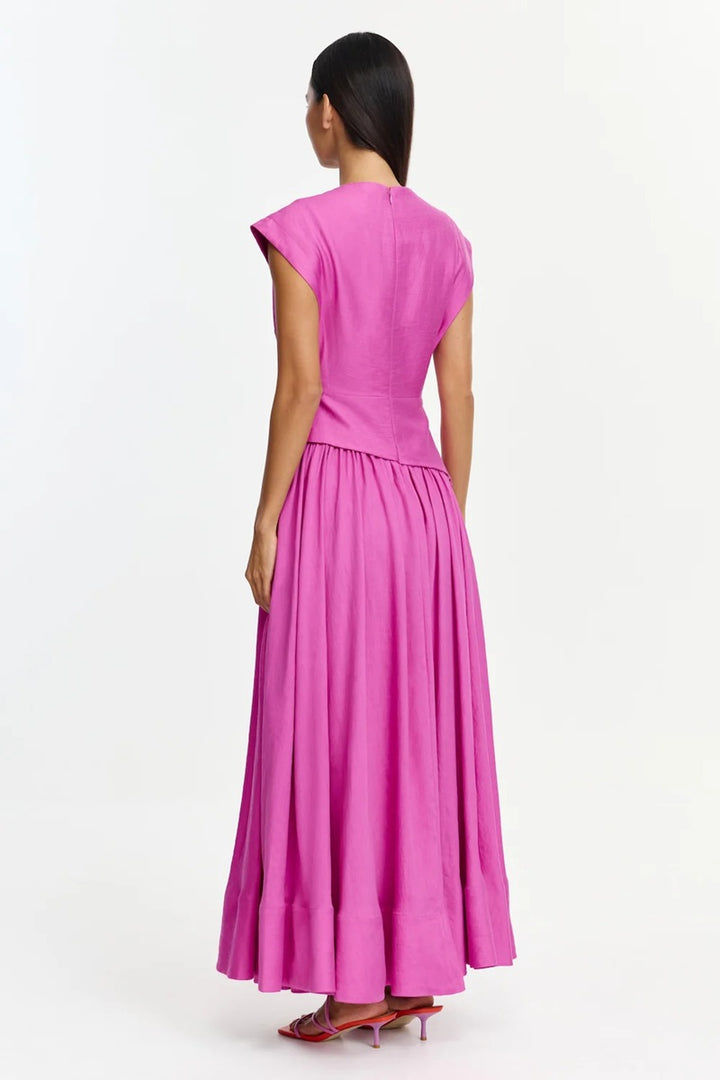 Mannersly Maxi Dress | Pink Topaz