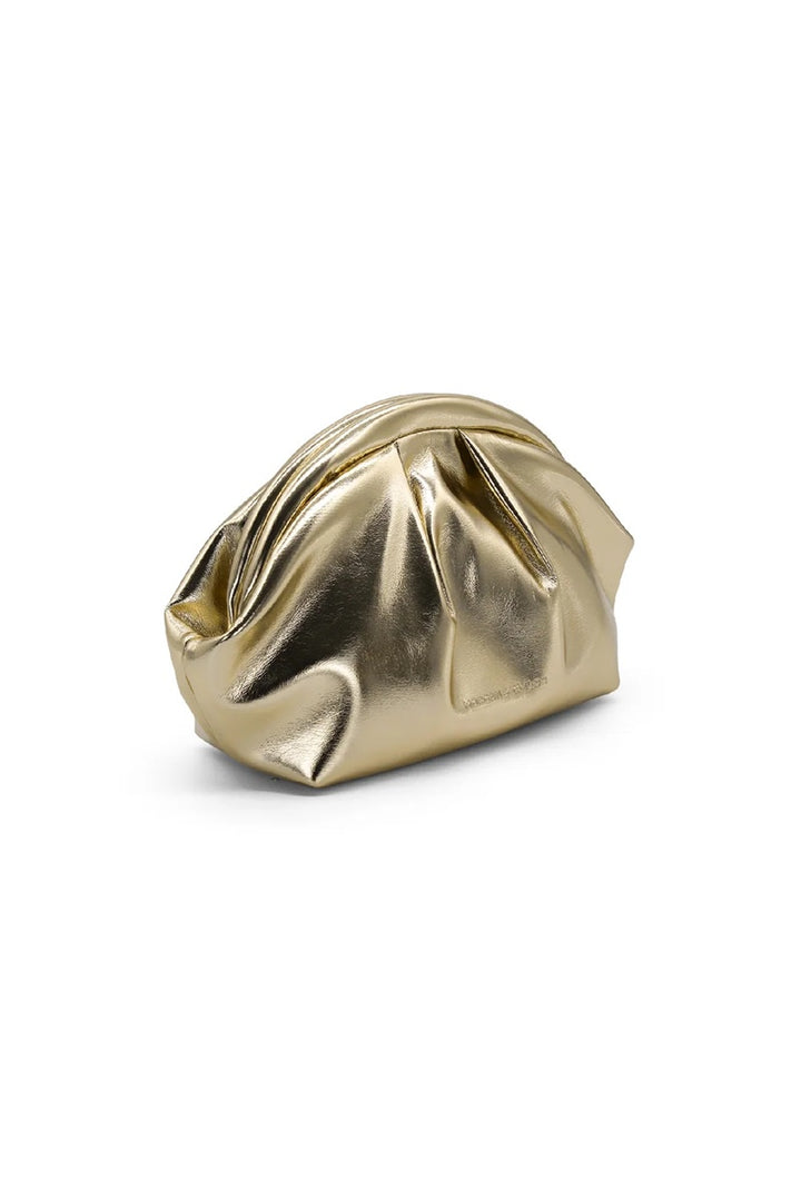 Annette Clutch | Metalic Gold