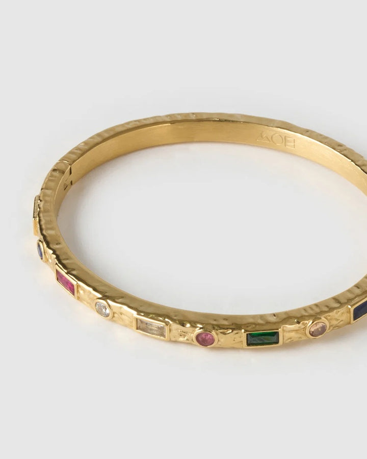 Melrose  Gold Cuff Bracelet | Multi