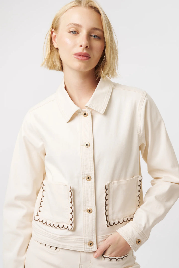 Mila Jacket | Ecru