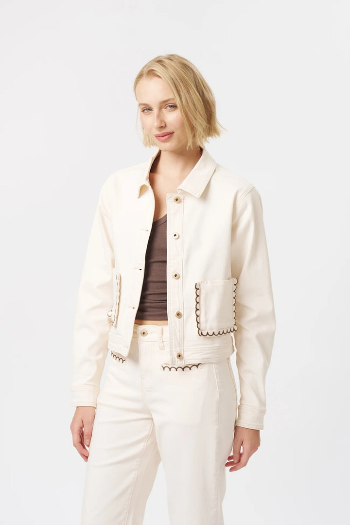 Mila Jacket | Ecru