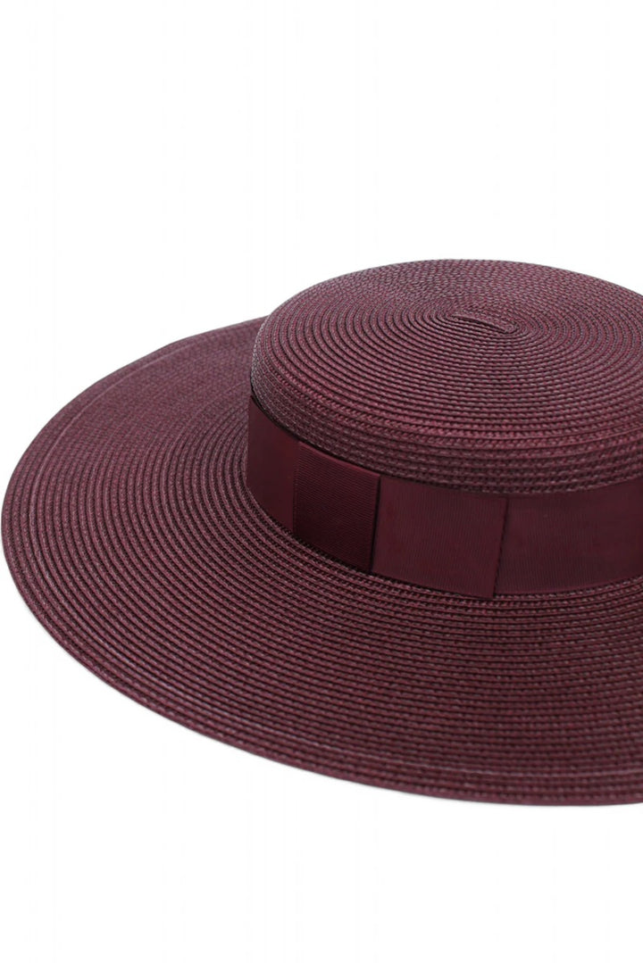 Macy Racewear Boater | Dark Cherry