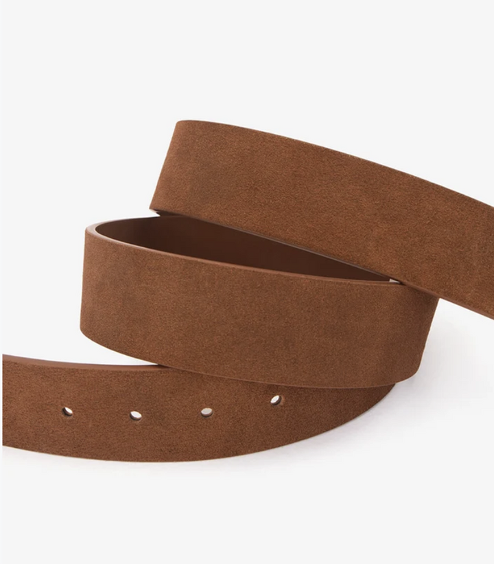 Maddie Belt | Tan Suede