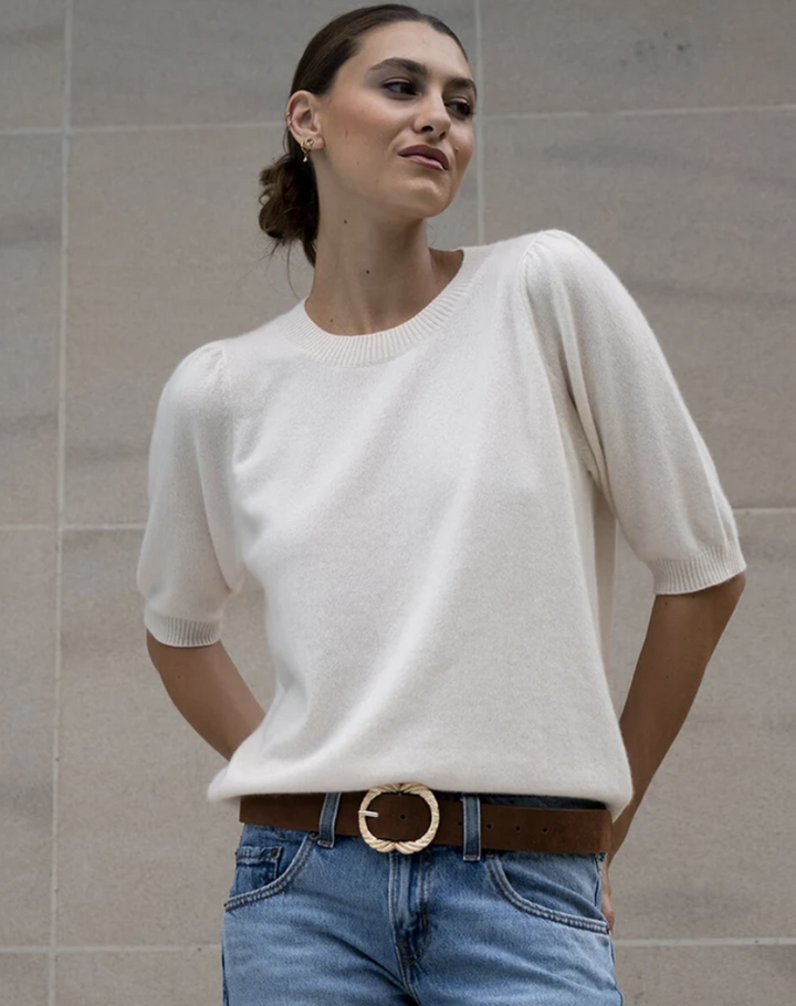 Maddie Belt | Tan Suede