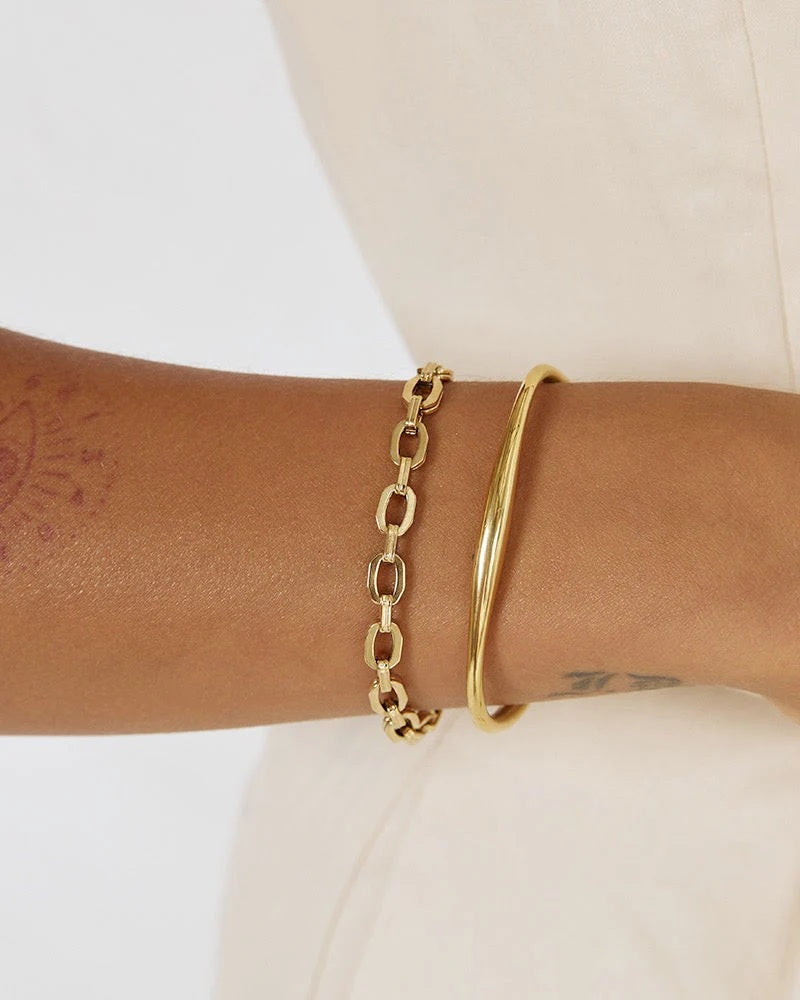 Madison Gold Cuff Bracelet