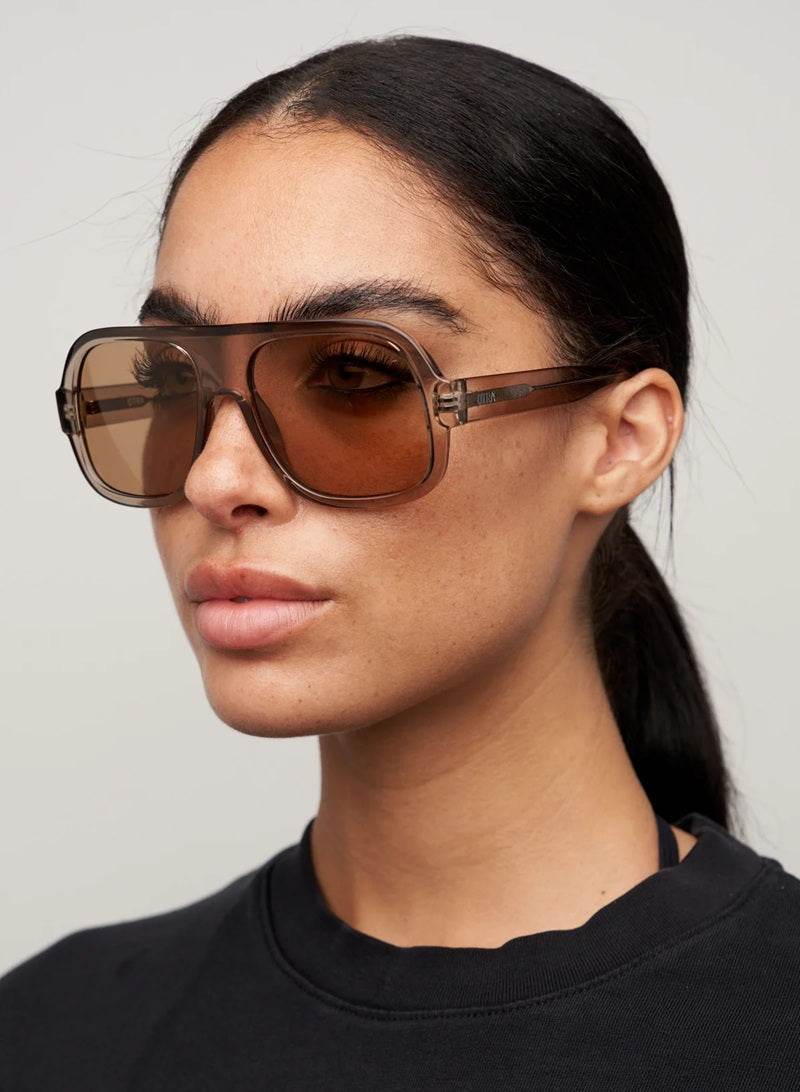 Malia | Trans Olive & Brown