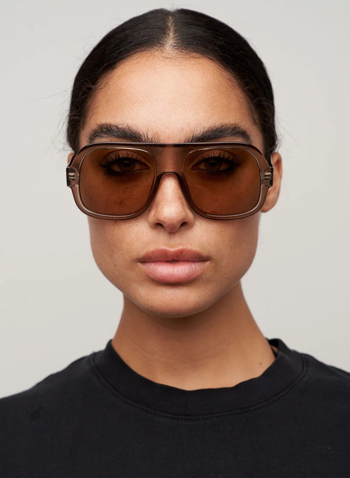 Malia | Trans Olive & Brown