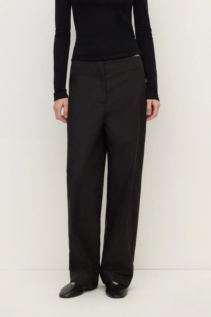 Mia Cotton Pant | Black