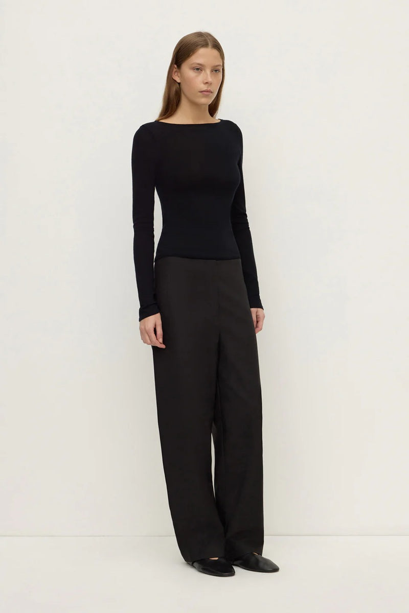 Mia Cotton Pant | Black