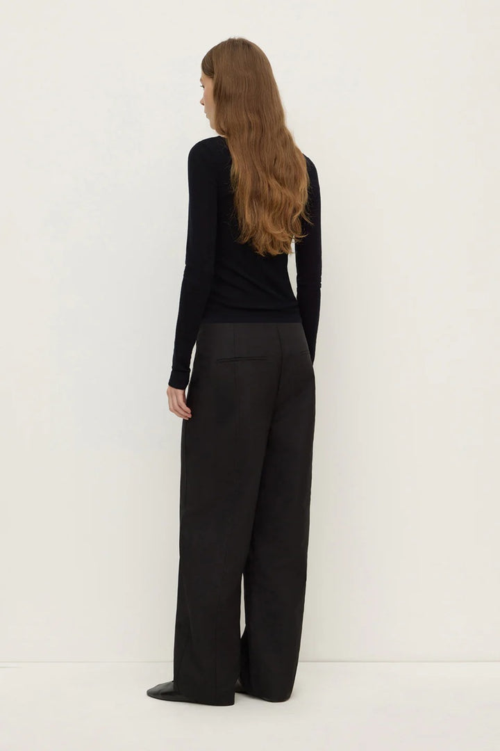 Mia Cotton Pant | Black