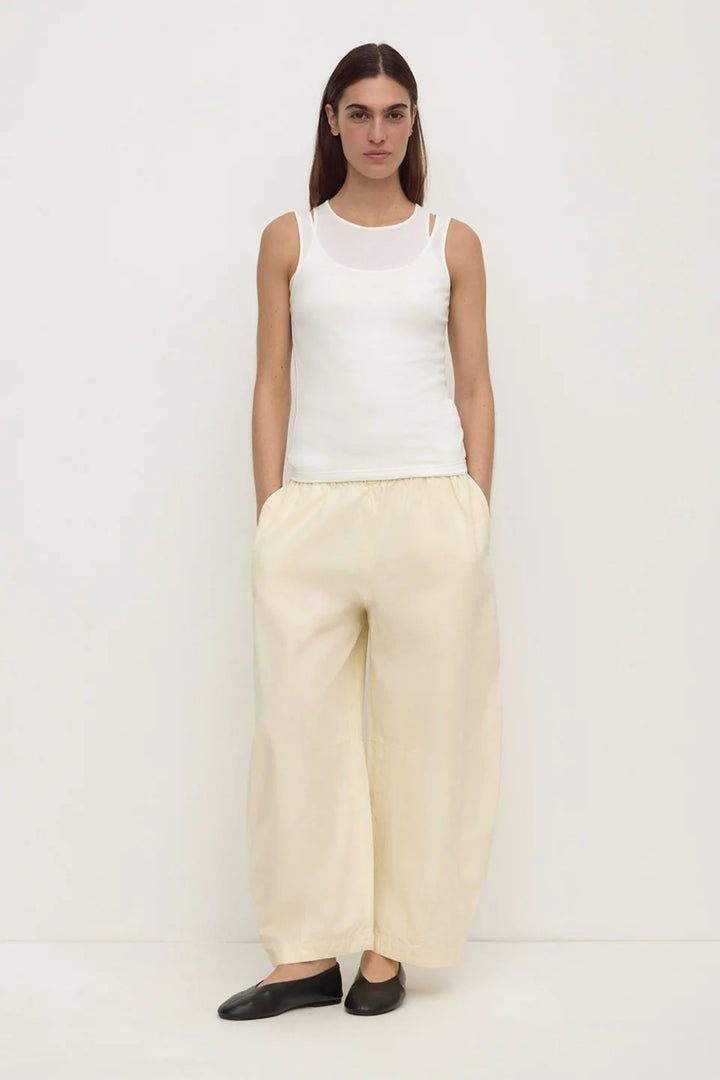 Mika Jersey Layered Tank | White