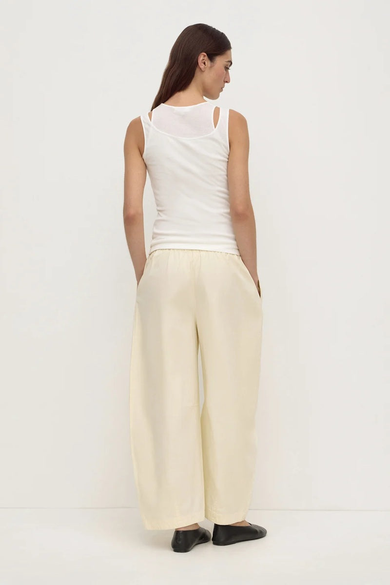 Mika Jersey Layered Tank | White