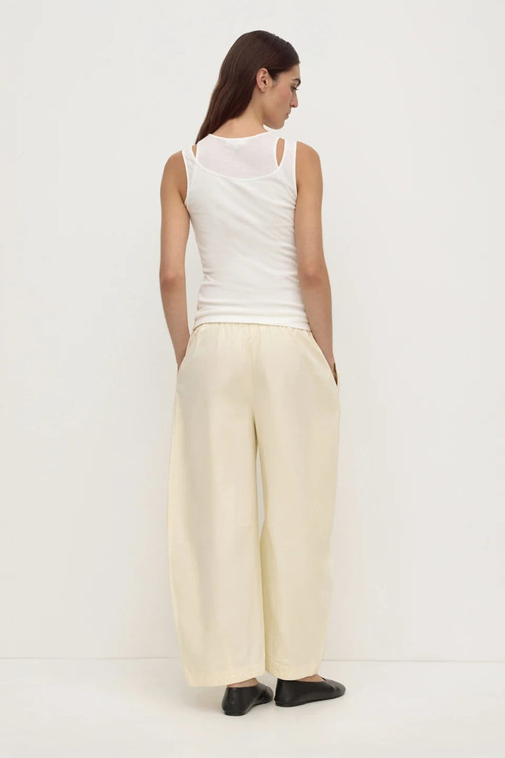 Mika Jersey Layered Tank | White