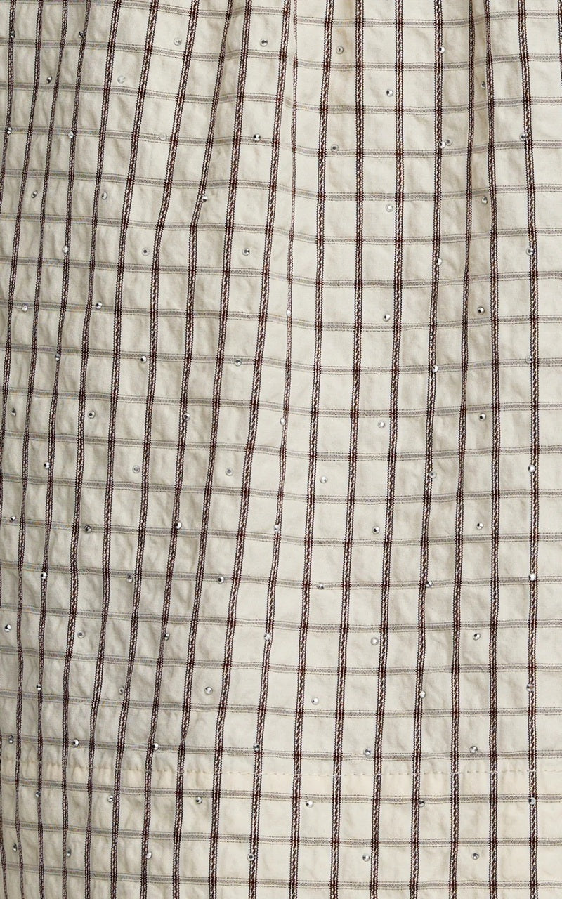 Mimi Top | Rhinestone Gingham