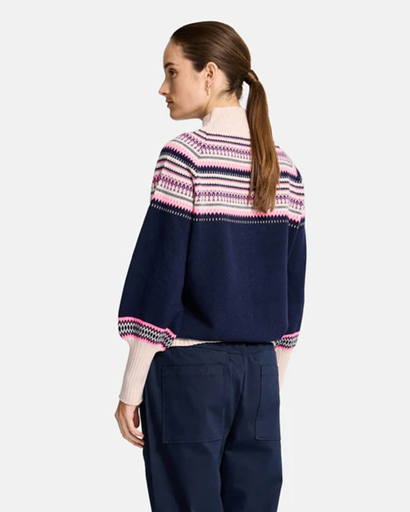 Miriam Knit | Navy Snowflake
