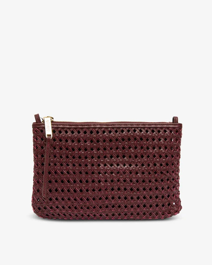 Molly Weave Crossbody | Burgundy Weave