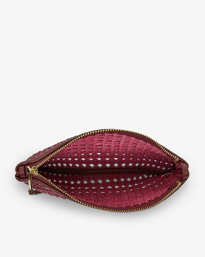 Molly Weave Crossbody | Burgundy Weave