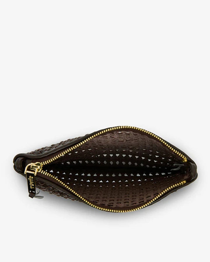 Molly Weave Crossbody | Chocolate