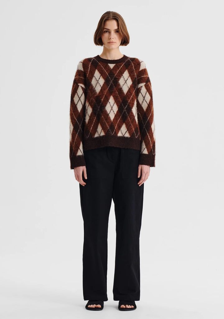 Chester Knit Pullover | Argyle