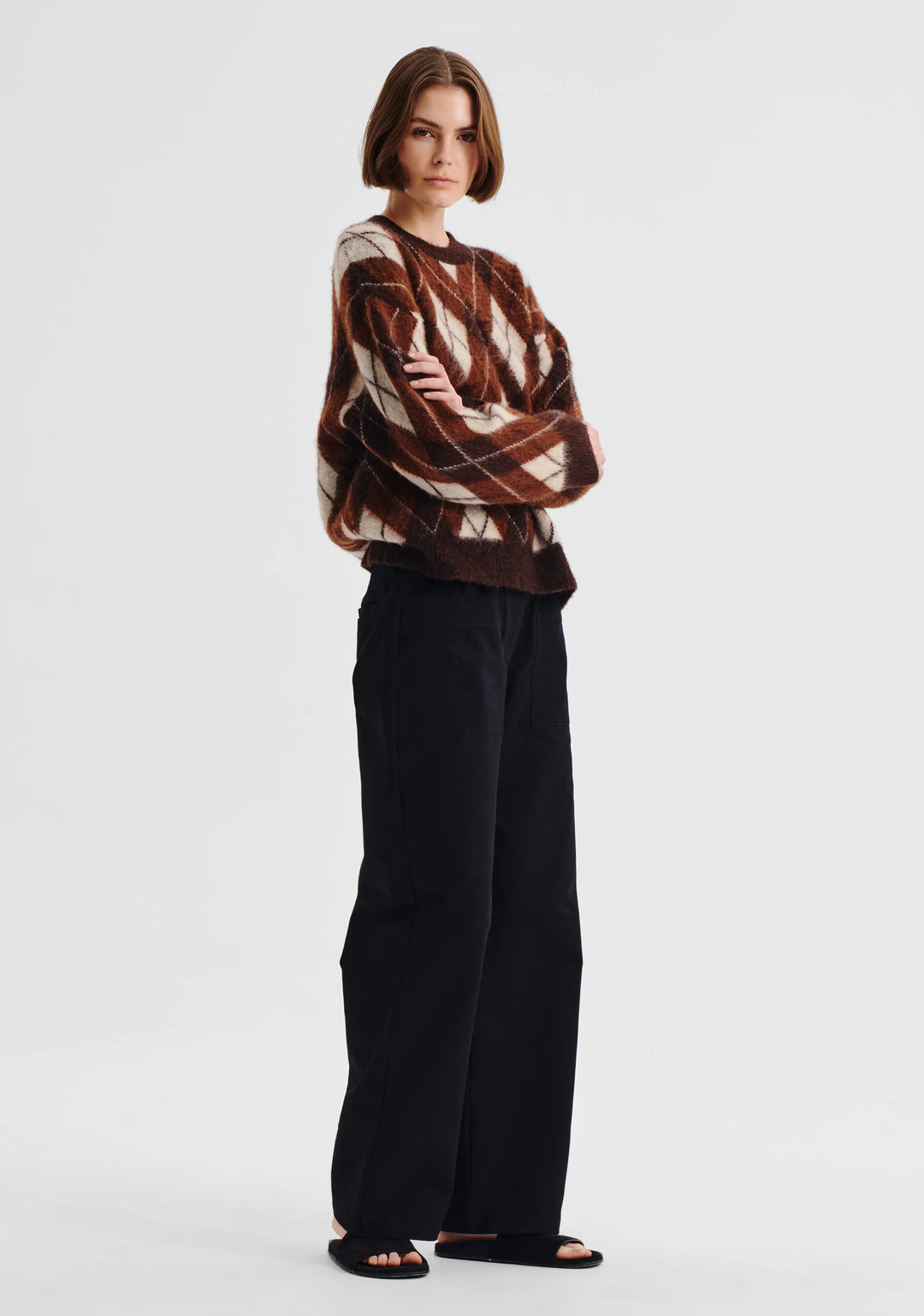 Chester Knit Pullover | Argyle
