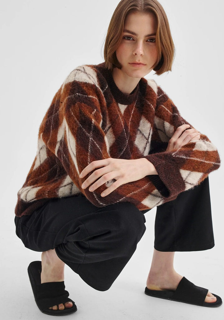 Chester Knit Pullover | Argyle