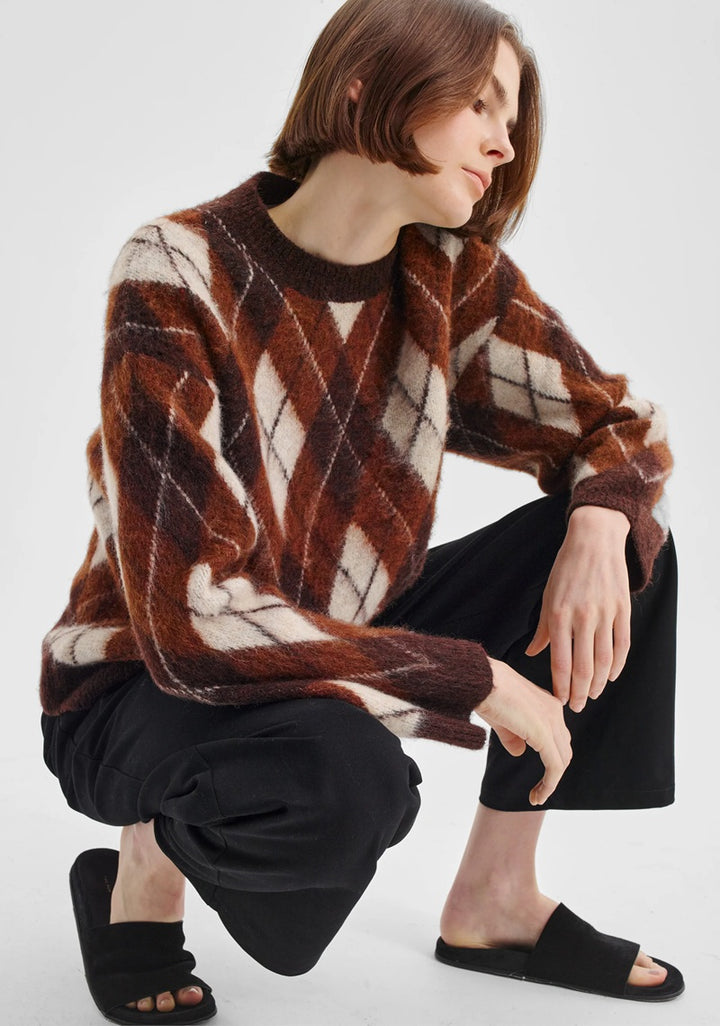Chester Knit Pullover | Argyle