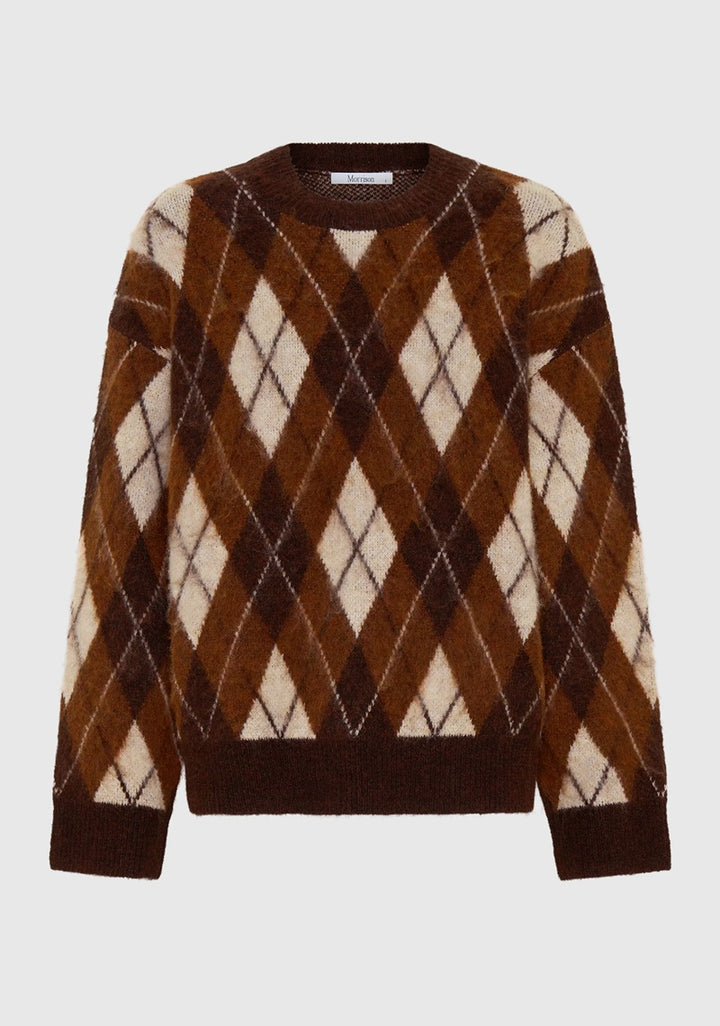 Chester Knit Pullover | Argyle