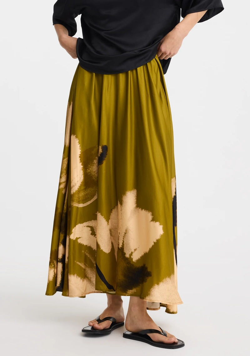 Astra Skirt | Moss Print