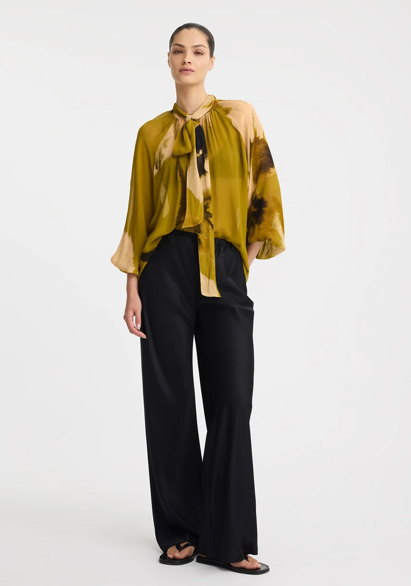 Astra Shirt | Moss Print