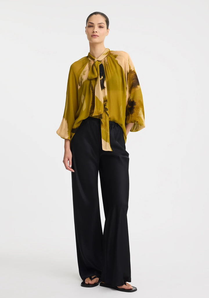 Astra Shirt | Moss Print